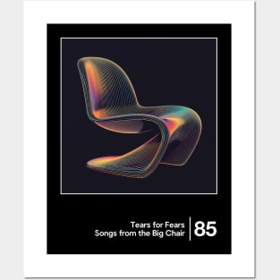 Songs From The Big Chair - Minimalist Graphic Design Artwork Posters and Art